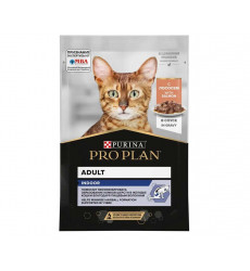 Влажный Корм Pro Plan (Проплан) Для Домашних Кошек Лосось в Соусе Indoor Salmon in Gravy 85г (1*24) 