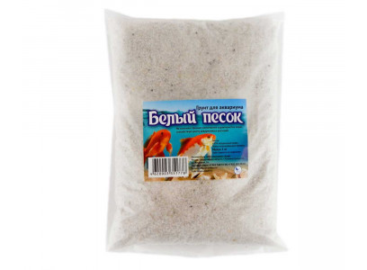 Грунт Для Аквариума Эльф Песок Белый 1кг 