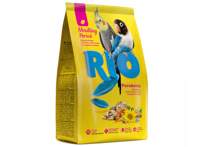 Корм Для Средних Попугаев RIO (Рио) в Период Линьки Parakeets Moulting Period 1кг 