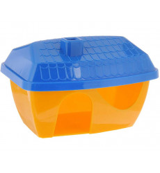 Домик Для Грызунов ЗооМарк 16*11*10см Пластик Цветной 900