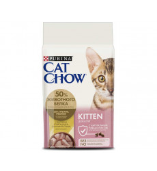 Сухой Корм Cat Chow (Кэт Чау) Для Котят, Беременных и Кормящих Кошек Kitten Rich In Poultry 15кг