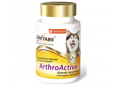 Витамины Для Собак Юнитабс Для Суставов Unitabs Arthroactive Q10 100таб U201