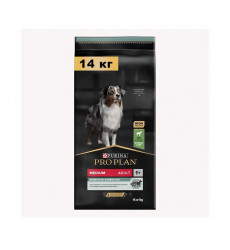 Сухой Корм ProPlan (Проплан) Для Собак Средних Пород с Чувствительным Пищеварением Ягненок и Рис Adult Dog Optidigest Medium Sensitive Digestion 14кг (1*1)