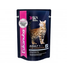 Влажный Корм Eukanuba (Эукануба) Для Кошек Кролик в Соусе Adult Rabbit 85г