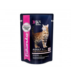 Влажный Корм Eukanuba (Эукануба) Для Кошек Лосось в Соусе Adult Salmon 85г