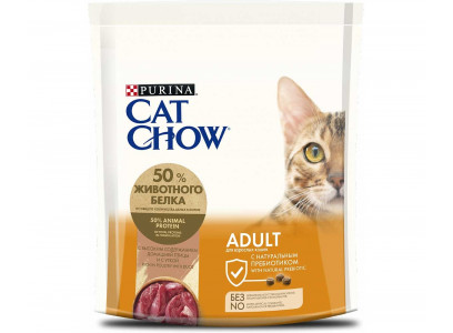 Сухой Корм Cat Chow (Кэт Чау) Для Кошек Утка Adult With Duck 400г (1*8) 