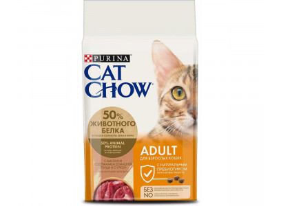 Сухой Корм Cat Chow (Кэт Чау) Для Кошек Утка Adult With Duck 1,5кг (1*8) 