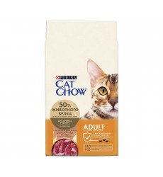 Сухой Корм Cat Chow (Кэт Чау) Для Кошек Утка Adult With Duck 15кг