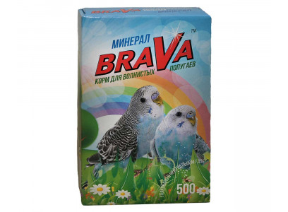 Корм Для Волнистых Попугаев BRAVA (Брава) Минерал 500г (1*14) 