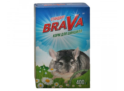 Корм Для Шиншилл BRAVA (Брава) Стандарт 400г (1*14) 