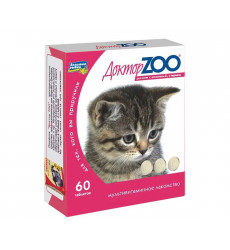Витамины Для Котят Доктор Zoo (Доктор Зоо) Здоровый Котенок 120таб