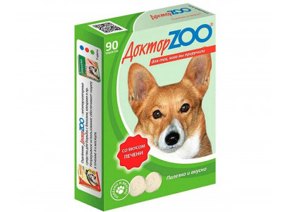 Витамины Для Собак Доктор Zoo (Доктор Зоо) Печень 90таб 
