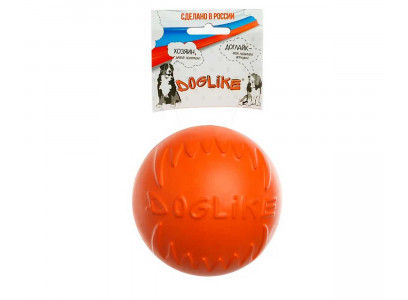 Игрушка Для Собак Doglike (Доглайк) Мяч Большой Оранжевый 10см 