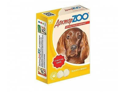 Витамины Для Собак Доктор Zoo (Доктор Зоо) Сыр 90таб 