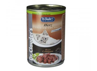 Консервы Dr.Clauder`s (Доктор Клаудер) Для Кошек Сердце Premium Cat Food Heart 415г 