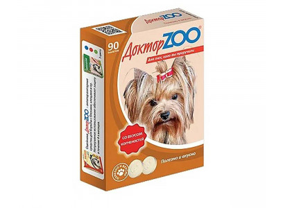 Витамины Для Собак Доктор Zoo (Доктор Зоо) Копчености 90таб 