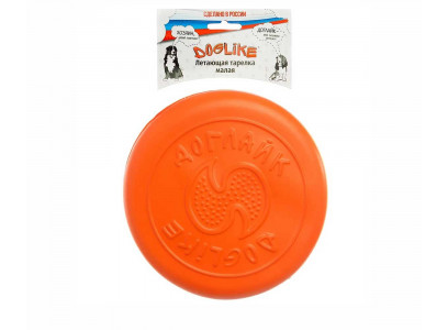 Игрушка Для Собак Мелких Пород Doglike (Доглайк) Тарелка Малая Оранжевый 18*2,3см Dt7333 