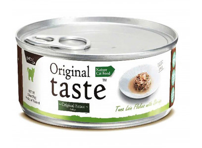 Консервы Pettric (Пэттрик) Original Taste Для Кошек Тунец и Креветки в Соусе Tuna Loin Flakes with Whole Shrimp in Sauce 70г 