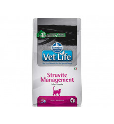 Лечебный Сухой Корм Farmina (Фармина) Для Кошек При Струвитном Уролитиазе Vet Life Feline Struvite Management 400г