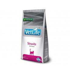 Лечебный Сухой Корм Farmina (Фармина) Для Кошек При Мочекаменной Болезни МКБ (Струвитах) Vet Life Feline Struvite 2кг