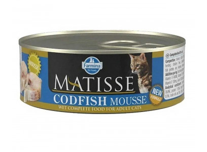 Консервы Farmina (Фармина) Для Кошек Треска Мусс Matisse Mousse 85г 