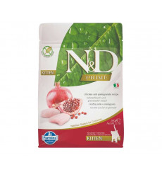 Сухой Корм Farmina (Фармина) Для Котят Курица и Гранат Беззерновой Natural & Delicious Grain Free Kitten Chicken & Pomegranate 300г