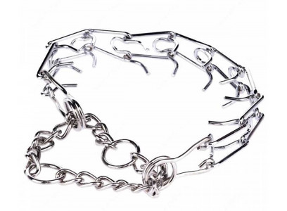 Ошейник Для Собак Строгий V.I.Pet 3,8мм*65см с Металлической Застежкой