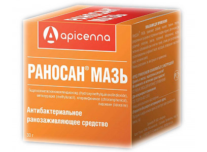 Раносан Мазь Антисептическая 30г Apicenna (Апиценна) 