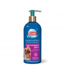 Шампунь-Кондиционер Для Длинношерстных Собак Cliny (Клини) Роскошный Шелк 300мл К301