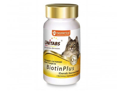 Витамины Для Кошек Юнитабс Unitabs BiotinPlus Q10 U301