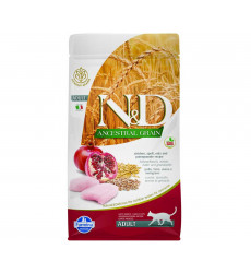 Сухой Корм Farmina (Фармина) Для Кошек Курица и Гранат Низкозерновой Cat N&d Ancestral Grain Chicken & Pomegranate 5кг
