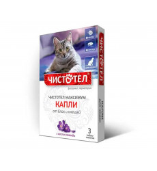 Чистотел Максимум Капли От Блох и Клещей Для Кошек С601