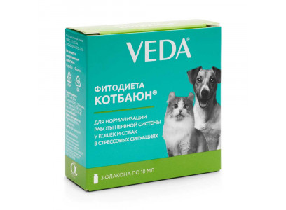 Фитодиета Кот Баюн 10мл 3-Флакона VEDA 