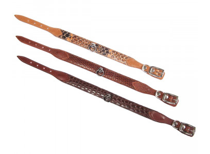 Ошейник Для Собак Dogger (Доггер) 10мм Расширенный Подвернутый Змея О109300ц