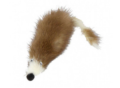 Игрушка Для Кошек Мышь Норка На Картоне 5см GoSi PETTO 07048 