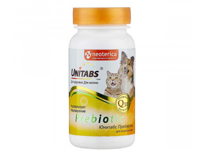Витамины Для Кошек и Собак Unitabs (Юнитабс) Prebiotic 100таб U310