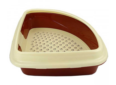 Туалет Для Кошек Dogman (Догман) 40*40*15см Триплекс Угловой 