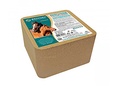 Фелуцен Лизунец Премиум Для Лошадей Минеральный с Магнием и Железом 4кг 1002548 