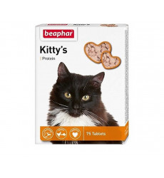 Витамины Для Кошек Beaphar (Беафар) Kitty’s + Protein Протеин Сердечки 180шт 12579