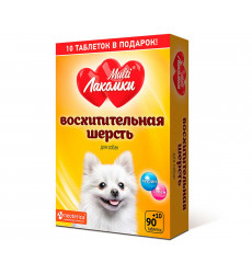 Лакомство Для Собак Мультилакомки Восхитительная Шерсть MultiЛакомки 100таб