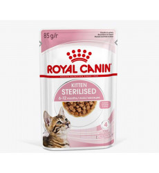 Влажный Корм Royal Canin (Роял Канин) Для Кастрированных и Стерилизованных Котят в Соусе Feline Health Nutrition Kitten Sterilised Gravy 85г