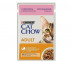 Влажный Корм Cat Chow (Кэт Чау) Для Кошек Лосось и Зеленая Фасоль в Желе Adult 85г (1*24) 