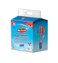 Пеленки Для Собак и Кошек Mr.Fresh (Мистер Фреш) Expert Regular 40*60см 30шт F501