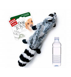 Игрушка Для Собак Gigwi (Гигви) Енот Шкурка с Бутылкой Пищалкой 52см 75270