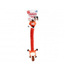 Игрушка Для Собак Gigwi (Гигви) Лиса с Пищалкой Хрустящая Шея 40см Crunchy Neck 75414