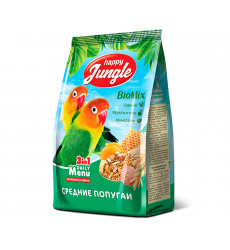 Корм Для Попугаев Средних Happy Jungle 500г J104