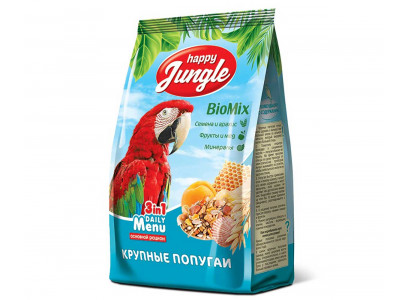 Корм Для Крупных Попугаев Happy Jungle 500г J106 