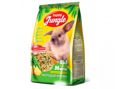Корм Для Молодых Кроликов Happy Jungle 400г J112