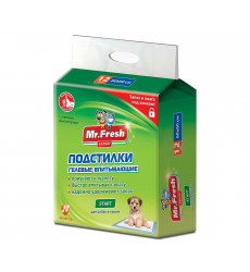 Пеленки Для Собак Mr.Fresh (Мистер Фреш) Expert Start 60*60см 12шт F505