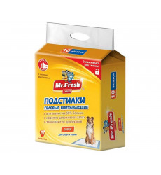 Пеленки Для Собак Mr.Fresh (Мистер Фреш) Expert Super 40*60см 10шт F507